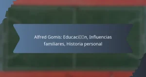 Alfred Gomis: Educación, Influencias familiares, Historia personal